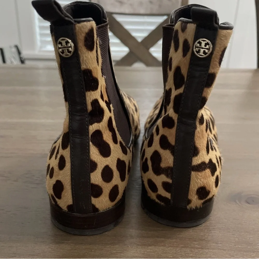 Tory Burch Leopard Print Ankle Booties - Picture 3 of 7